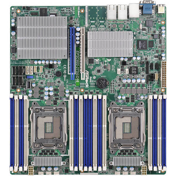 Asrock Rack MB-EP262TS Dual LGA2011/Intel C602/DDR3/SATA3&SAS2/V&2GbE/SSI EEB EP2C602-2TS6/D16